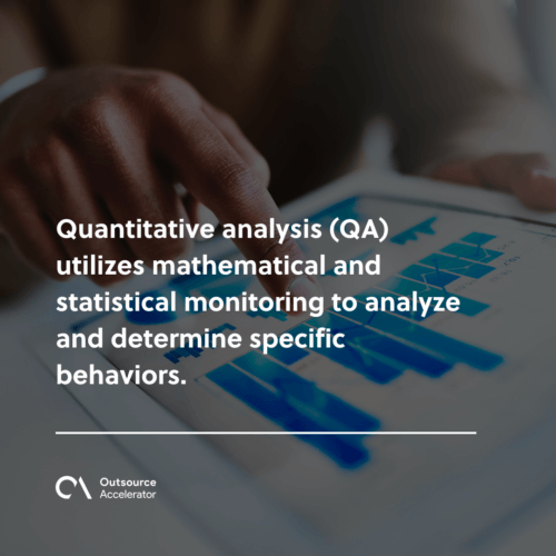 What is quantitative analysis (QA)