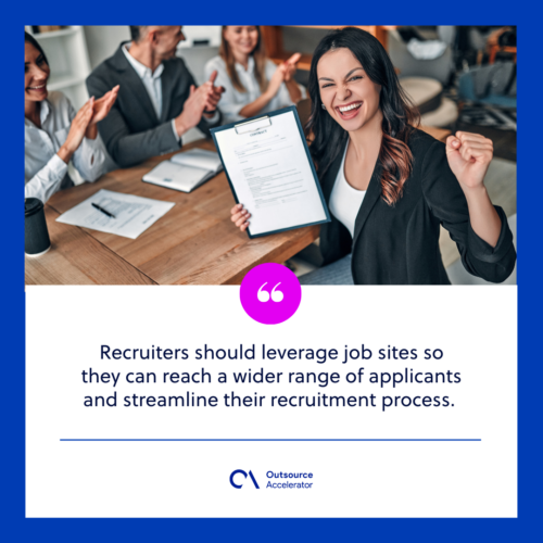 Why recruiters should use job sites