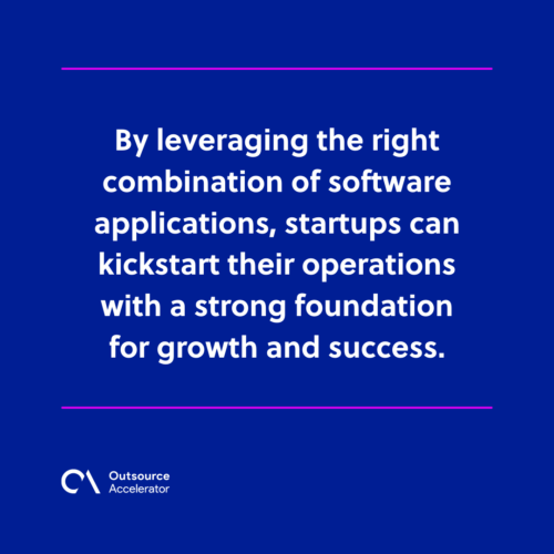 Digitalizing your startup processes with business software applications