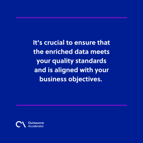 Steps for implementing data enrichment in your business