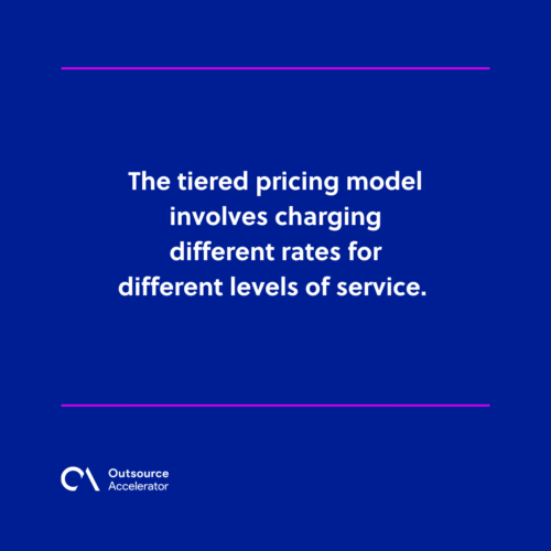 Managed service provider pricing models