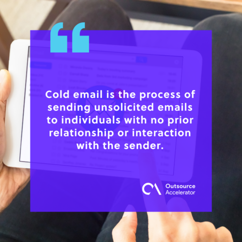 What is cold email