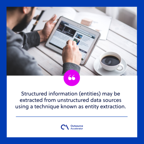 What is entity extraction