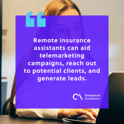 10 tasks an insurance virtual assistant performs