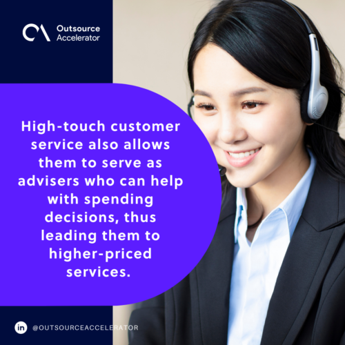 Advantages of high-touch customer service