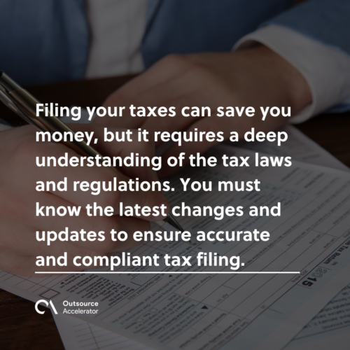 Ways to file professional taxes