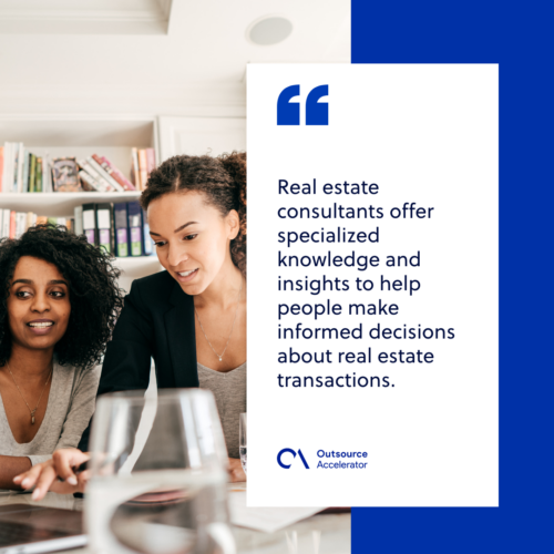 What is a real estate consultant