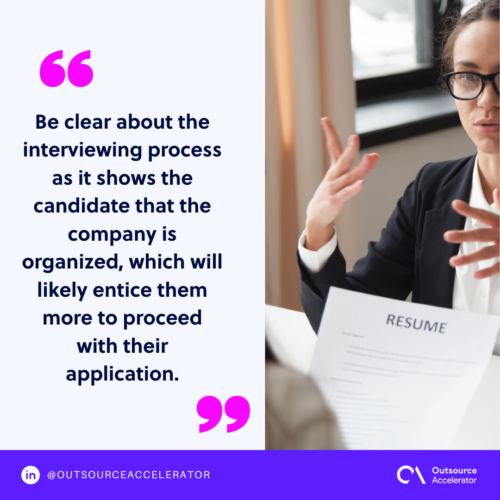 Be professional and organized during a pre-screening interview