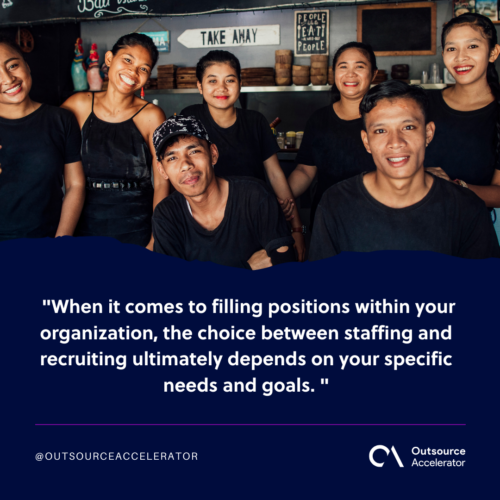 Staffing vs. Recruiting Which is better to use