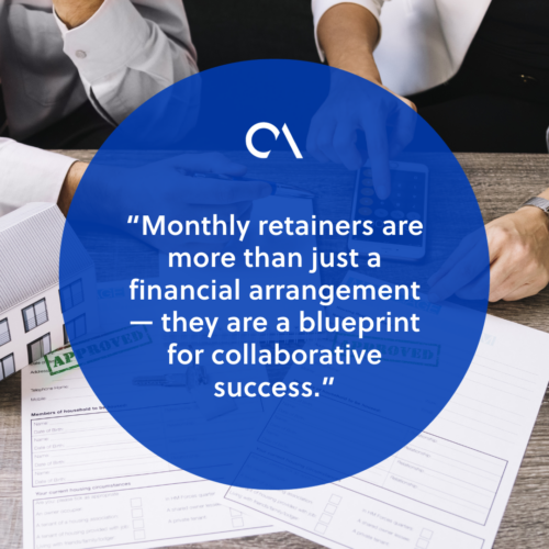 Tips for managing a monthly retainer