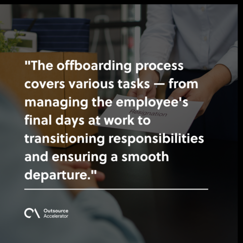 What is the employee exit process