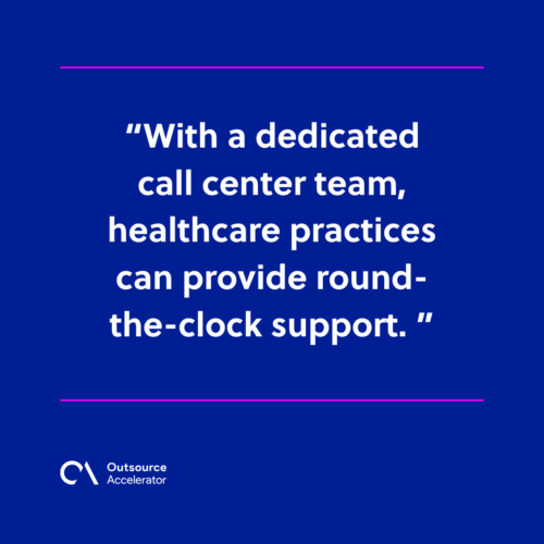 How outsourcing improves patient call management