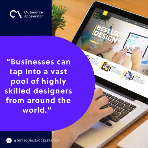 Why businesses offshore web design experts