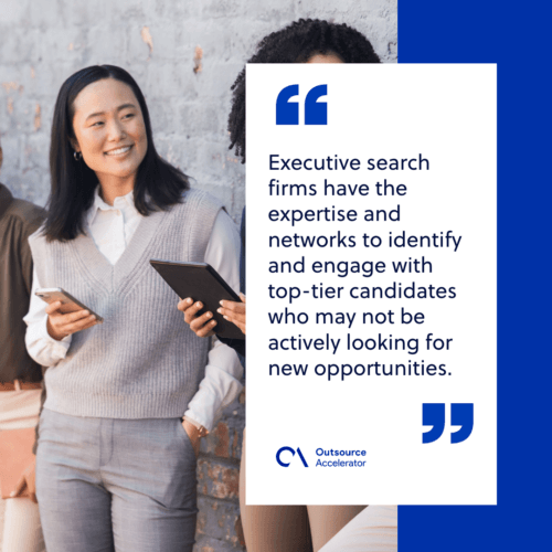 artner with executive search firms