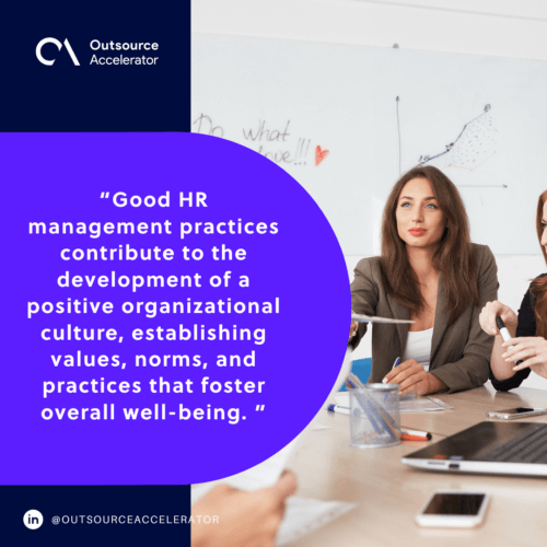 Benefits of effective HR management