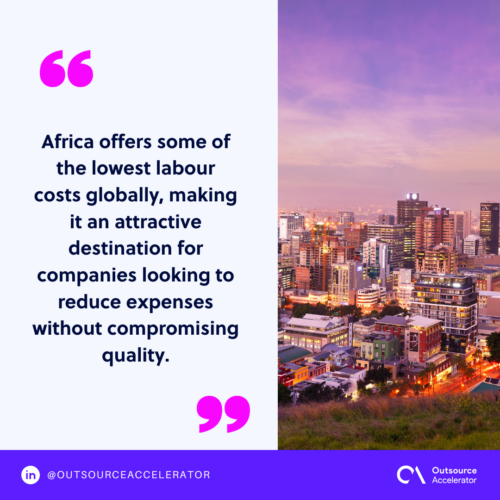 Competitive labour costs
