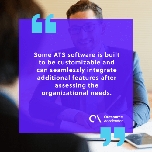 Alignment of ATS software with organizational needs