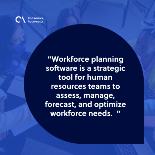 What is workforce planning software