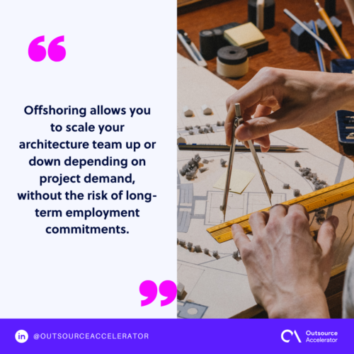 5 Benefits of offshoring an architecture specialist