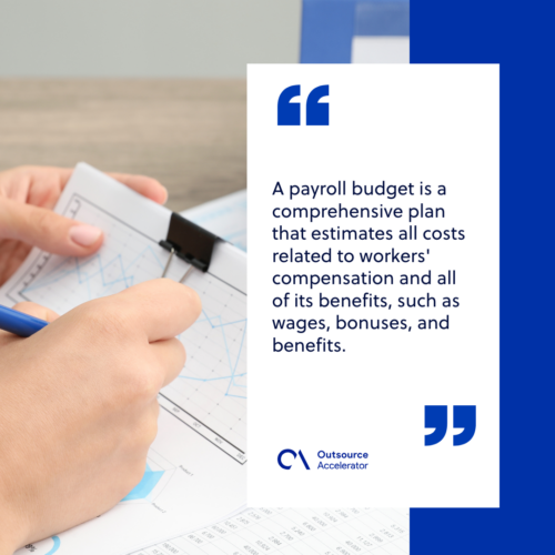 What is a payroll budget