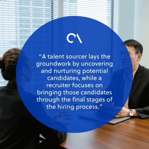 Talent sourcer vs. Recruiter