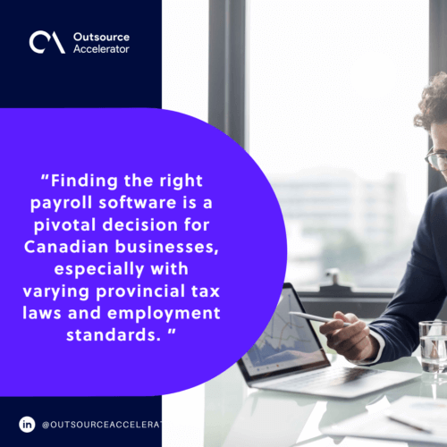 Choosing the right Canadian payroll services software