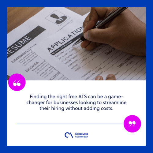 Choosing the right free applicant tracking system for your team