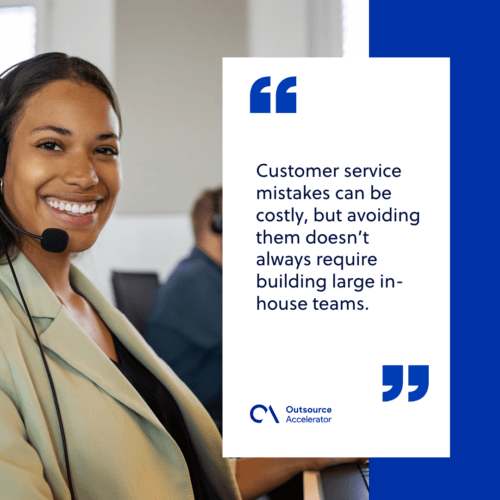 Customer service mistakes Why offshoring is always a smart choice