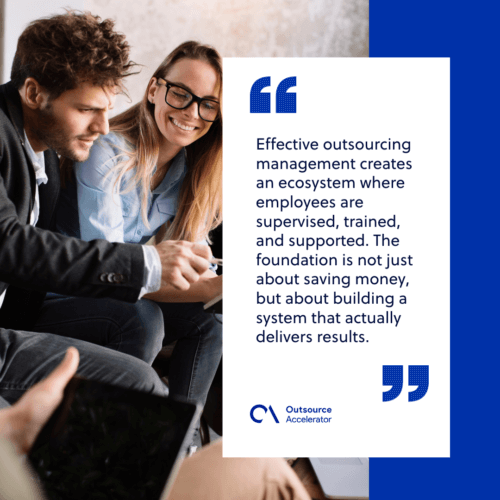 Foundations of outsourcing management