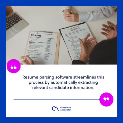 Common use cases of resume parsing software