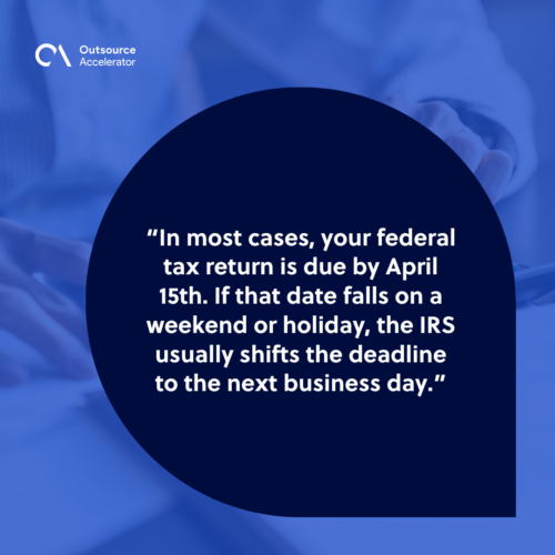 How much time do you have to file your taxes