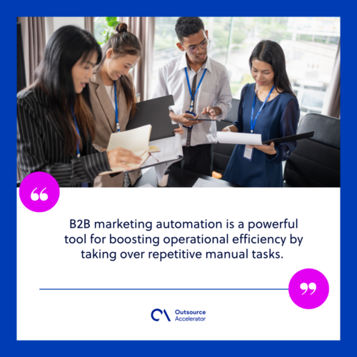 Level up operational efficiency with B2B marketing automation