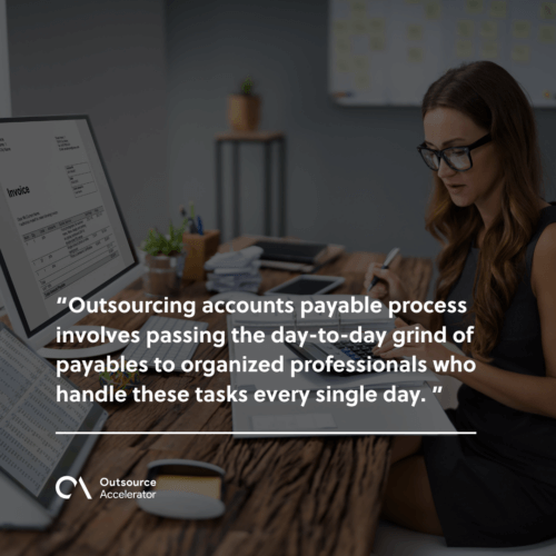 Accounts payable outsourcing services workflow