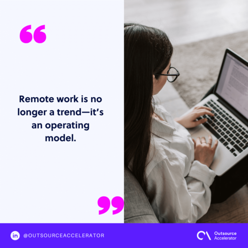 Remote work as a global operating model for distributed teams