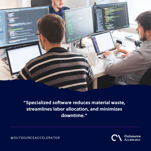 Specialized software reduces manufacturing cost