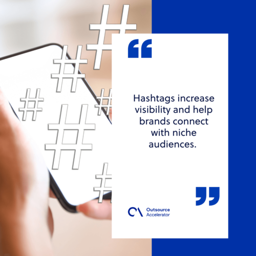 hashtags help the right people find your brand on social media