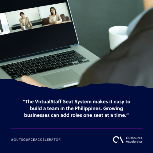 VirtualStaff Seat System team in the Philippines