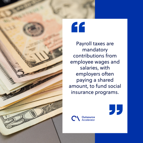 What are payroll taxes