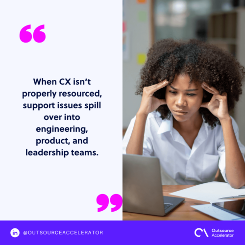 When should you outsource CX to reduce internal overload