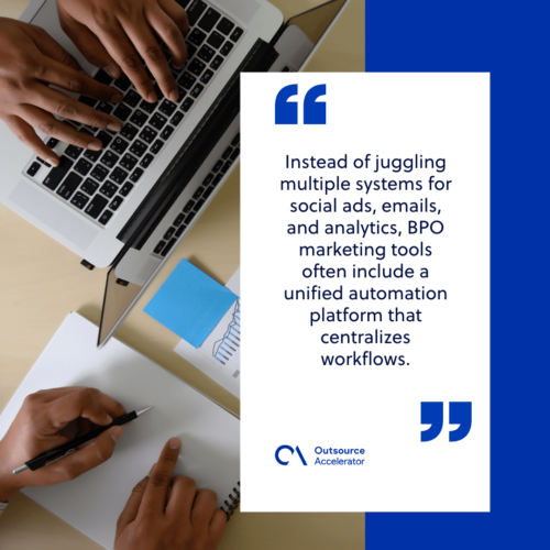 Unified BPO marketing automation platform
