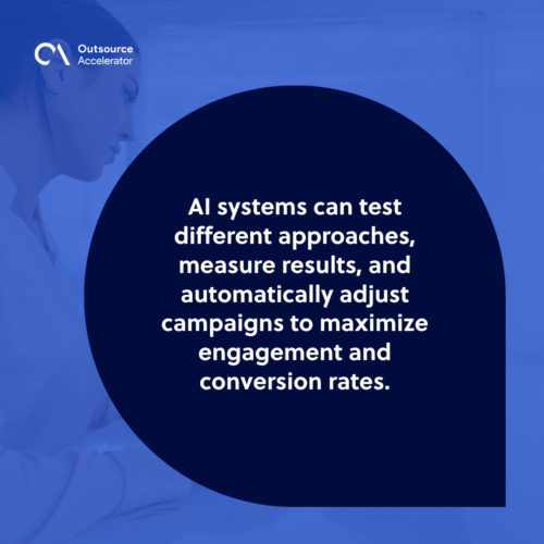 AI systems optimizing marketing campaigns for better engagement