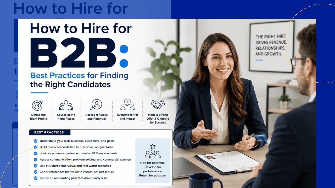 How to hire for B2B: Best practices for finding the right candidates