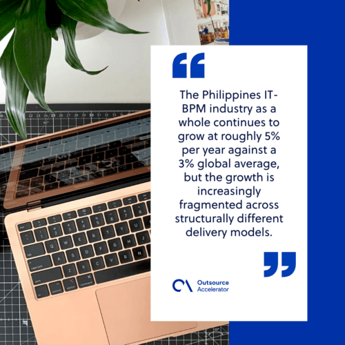 Philippines IT-BPM industry growth supporting office-based offshore staffing