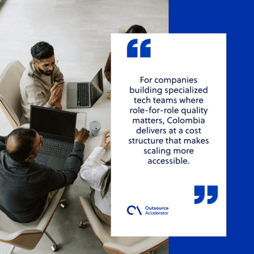 Colombia nearshore specialized tech teams