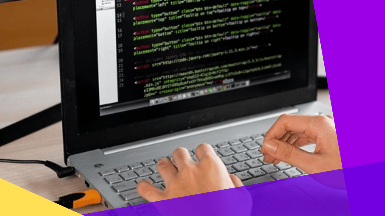 TN visa nearshore IT staffing - developer typing code on a laptop